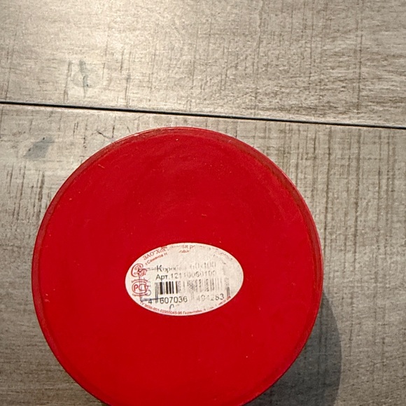 Russian Khokhloma wooden candlestick holders and trinket box set - Picture 7 of 8